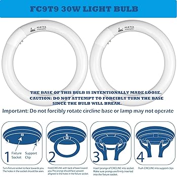 309 XLサイズ CHKADAWA FC9T9 9 inch Circline Light Bulbs T9 30W, FCL30